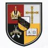 Wappen der KÖL Austria Salzburg mit Herzschild in weiß-schwarz gold und 4 Feldern für die Prinzipien
