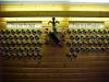 Wappenwand im Kneip- und Conventsraum